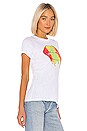 view 2 of 4 Rasta Lips Tee in White
