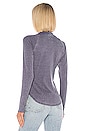 view 3 of 4 T-SHIRT COL ROULÉ in Deep