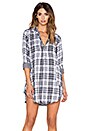 view 1 of 5 VESTIDO TETON in Black & White Plaid
