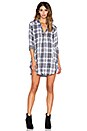 view 4 of 5 VESTIDO TETON in Black & White Plaid