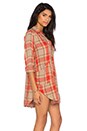 view 2 of 5 Teton Tunic Dress in Red & Nude