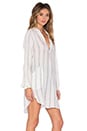 view 2 of 5 ROBE TUNIQUE TETON in White Stripe