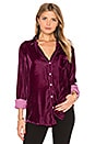 view 1 of 5 Sloane Velvet Button Up in Azalea