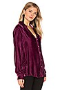 view 2 of 5 Sloane Velvet Button Up in Azalea