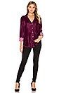 view 4 of 5 Sloane Velvet Button Up in Azalea