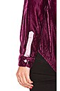 view 5 of 5 Sloane Velvet Button Up in Azalea