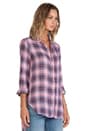 view 2 of 5 Carino Plaid Shirt in Guava