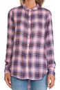 view 4 of 5 Carino Plaid Shirt in Guava
