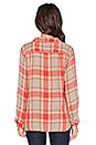view 3 of 5 CAMISA JAY in Red & Nude Plaid