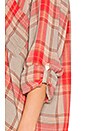 view 4 of 5 CAMISA JAY in Red & Nude Plaid