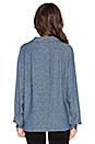 view 3 of 5 Jay Outer Linen Button Down in Indigo