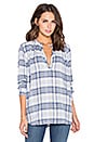 view 1 of 4 VESTIDO PETRA in Blue Plaid