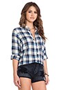 view 2 of 6 Jay Wash Button Down in Navy Plaid