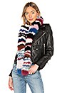 view 1 of 3 ÉCHARPE CHUNKY MONKEY in Multi Stripe