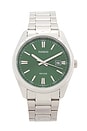 view 1 of 4 MTP1302 Series Watch in Silver & Green