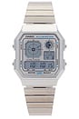 view 1 of 4 A130 Series Watch in Metal Silver & White