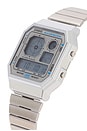 view 3 of 4 A130 Series Watch in Metal Silver & White