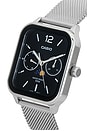 view 3 of 4 Moon Phase Watch in Silver & Black