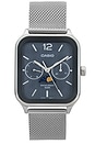 view 1 of 4 Moon Phase Watch in Silver & Grey