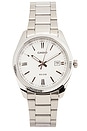 view 1 of 4 MTP1302 Series Watch in Silver & White