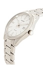 view 4 of 4 MTP1302 Series Watch in Silver & White
