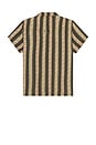 view 2 of 4 Mendoza Resort Shirt in Black & Brown Stripe