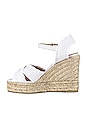view 5 of 5 Bromelia Wedge in Blanco & Oro