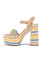 view 5 of 5 Anne Platform Sandal in Multicolor