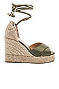 view 1 of 5 Belona Wedge in Verde Khaki