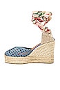 view 5 of 5 Camila Wedge in Jeans Claro