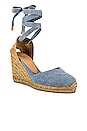 view 2 of 5 Chiara Wedge in Jeans Claro
