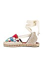 view 5 of 5 Jean x Paul Smith Espadrille Flat in Rayas Ivory