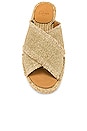 view 4 of 5 Palmera Espadrille Sandal in Metalizado Oro Claro