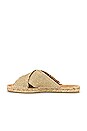 view 5 of 5 Palmera Espadrille Sandal in Metalizado Oro Claro