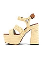 view 5 of 5 Adah Platform Heel in Raffia Natural