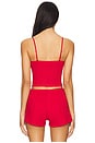 view 3 of 4 The Cami Top in Cherry Red