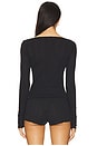 view 3 of 4 The Bateau Top in Black