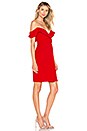view 2 of 3 x REVOLVE Thea Mini Dress in True Red