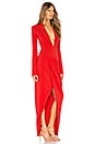 view 2 of 3 VESTIDO LARGO EMMETT in True Red
