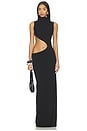 view 1 of 3 VESTIDO CUT OUT MAXI in Black