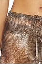 view 6 of 6 Snake Bias Pant in Brown