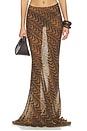 view 1 of 6 FALDA PRINTED MAXI in Brown