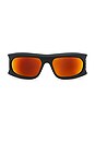 view 1 of 3 Geometric Sunglasses in Matte Black