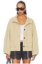 view 2 of 5 Drawstring Short Trench Coat in Khaki