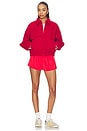 view 5 of 5 Cotton Mouldable Collar Casual Jacket in Red