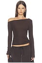 view 1 of 4 Longsleeve Top in Brown