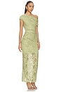 view 2 of 5 MAXIVESTIDO FIORELLA in Pistachio Green