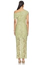 view 4 of 5 MAXIVESTIDO FIORELLA in Pistachio Green
