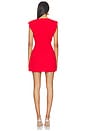 view 3 of 3 ROBE COURTE CARISS in Red