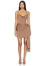 view 1 of 4 Gizelle Mini Dress in Espresso